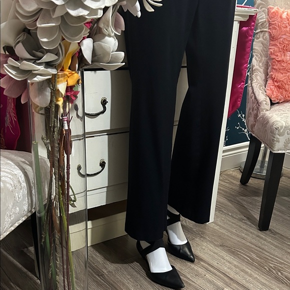 ALFRED SUNG Women's Classic Black Straight Leg Pants - Picture 8 of 15